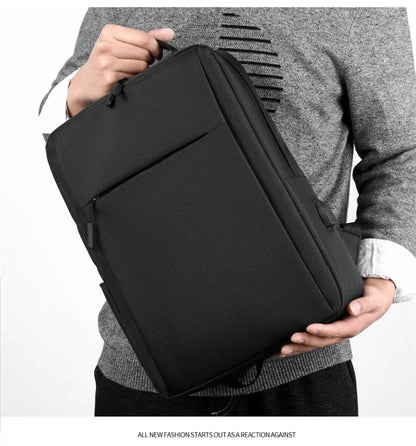 15.6 Inch Laptop Men Backpack Nylon Travel Male Laptop Backpack Usb Charging Computer School Backpacks Waterproof Bag for Men
