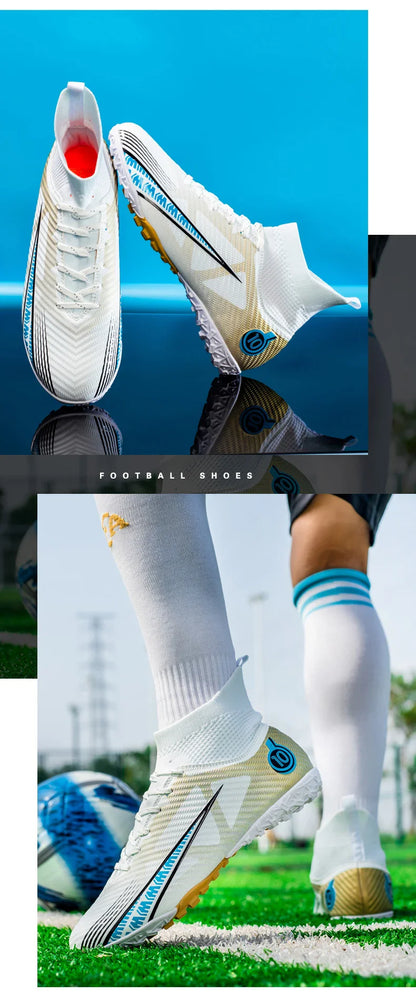 Professional Football Boots Men Soccer Shoes Society Football Cleats Ultralight Training Soccer Sneakers Men Outdoor Sports Shoe