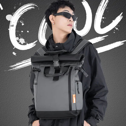 Men's Travel Bag Laptop Computer Backpack Outdoor Waterproof Camping Hiking School Bag College Business Rucksack