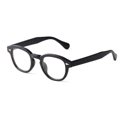 Fashion Transparent Blue Round Sunglasses Women Men 2024 Retro Rivet Tortoise Small Square Sun Glasses UV400 Lunettes De Soleil