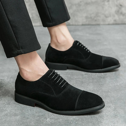 Dress Oxfords Men's Formal Shoes Casual Business Flats Leisure Footwear Party Loafers Retro Men Moccasins Zapatillas Para Hombre
