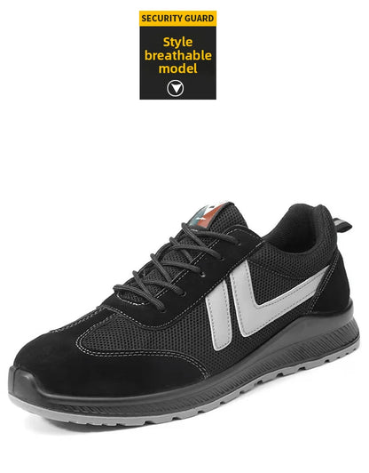 Four Season Anti Smashing and Anti Stabbing Insulated Electrician Protective Shoes with Oil Resistant Steel Toe Caps