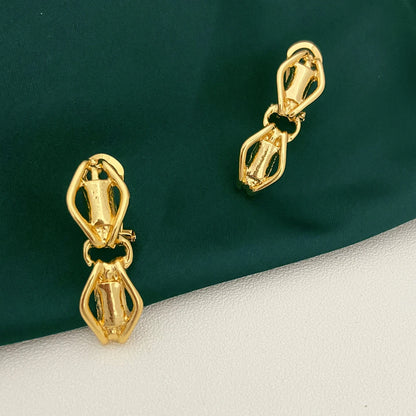 Dubai Nigeria Jewelry Set For Women Classic Design Beads Necklace Earrings Ring Bracelet 18K Gold Plated 4Pcs Set Jewelry