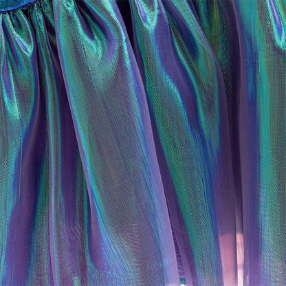 Summer Little Mermaid Ariel Girl Dress Cosplay Carnival Halloween Costumes Birthday Party Princess Dress for Girls Mermaids Gown