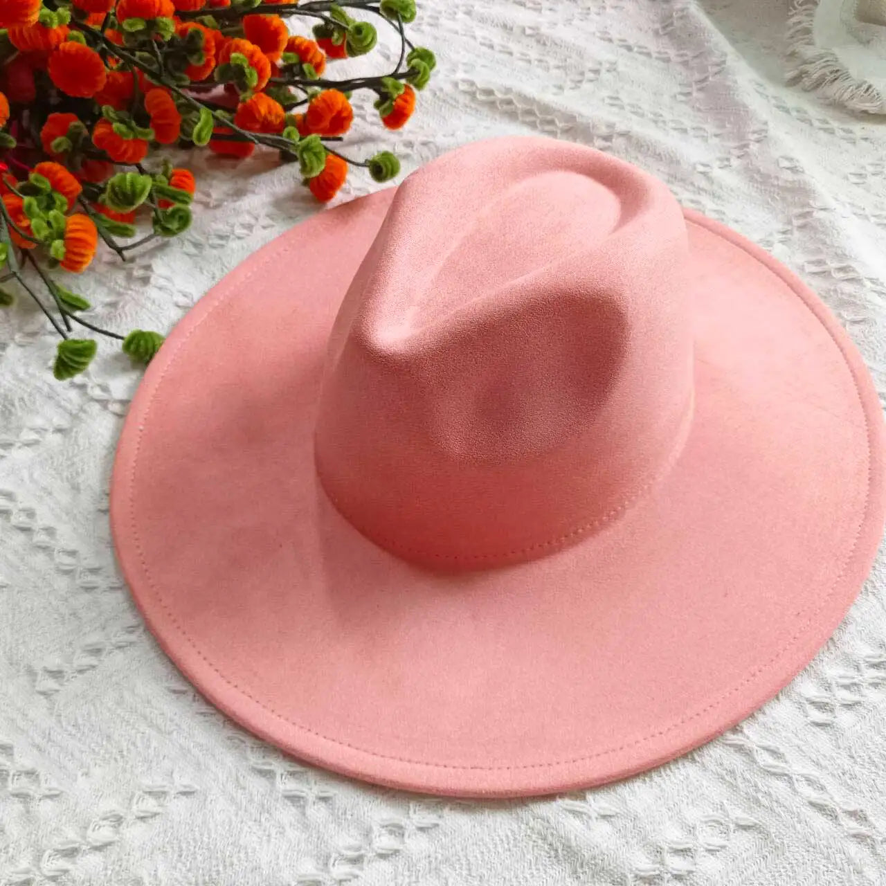 Hats Blank Hats for Burning Multicolor teardrop shaped Top 9.5cm Brim Unisex Jazz Hat Church Hat