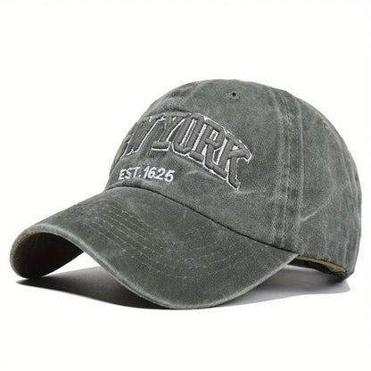 Fashion NEW YORK Embroidery Baseball Caps Outdoor Casual Adult Sun Hats Hip Hop Hat Sports Golf Caps Water Wash Snapback Hats