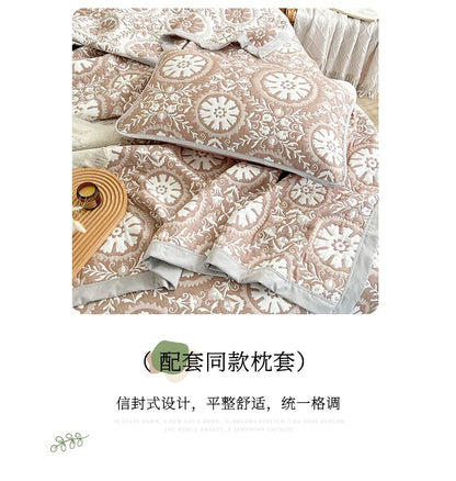 Summer blanket office nap sofa blanket air conditioner shawl blanket towel quilt dormitory summer cool quilt