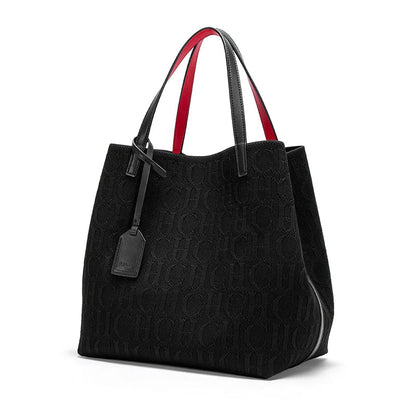 Fashionable Classic New Solid Color Outer Bag Women's Handbag Exquisite Handcrafted Weaving Large Capacity Handbag