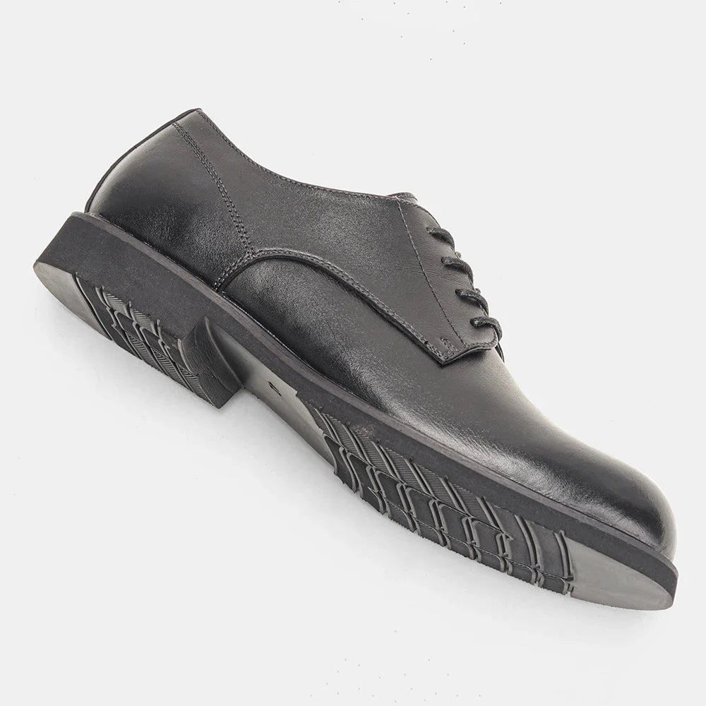 Genuine Leather Men Derby Shoes Ultralight Comfortable fashion Men Casual shoes Black Men Leather Shoes #KD6675