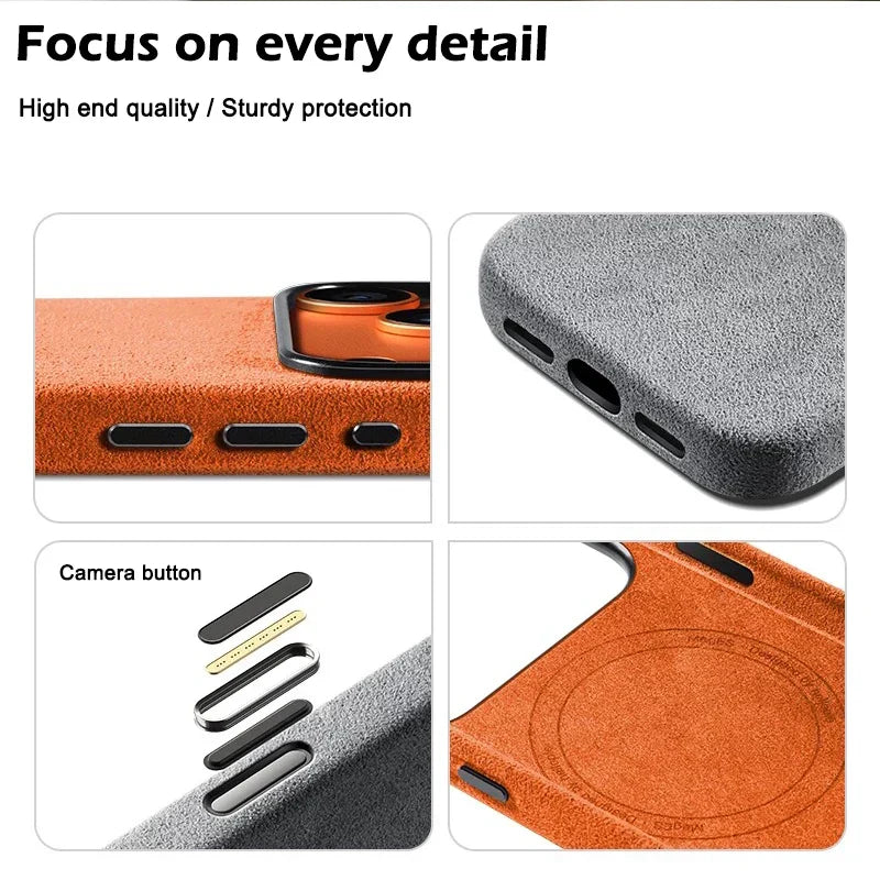 Magsafe Case for iPhone 17 Pro Max Magnetic Cover with Smart Camera Button Protector Cover for iPhone 17 Pro Max