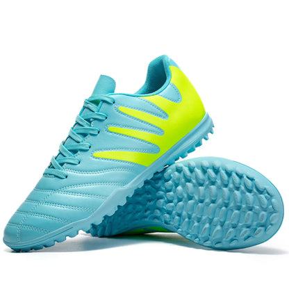 Men's lightweight and breathable high top football shoes TF nail all season outdoor football shoes sports shoes