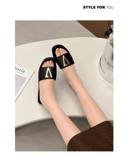 High Quality PU Purses And Sandals Sets Flat Shoes And Bag Set Matching Handbags For Women Slippers Flip Flops Women Shoes