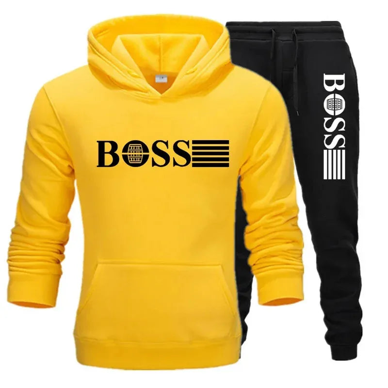 2025 Autumn/Winter fitness sets, men's and women's casual sets, paired with fashionable hooded sweatshirts and sweatpants