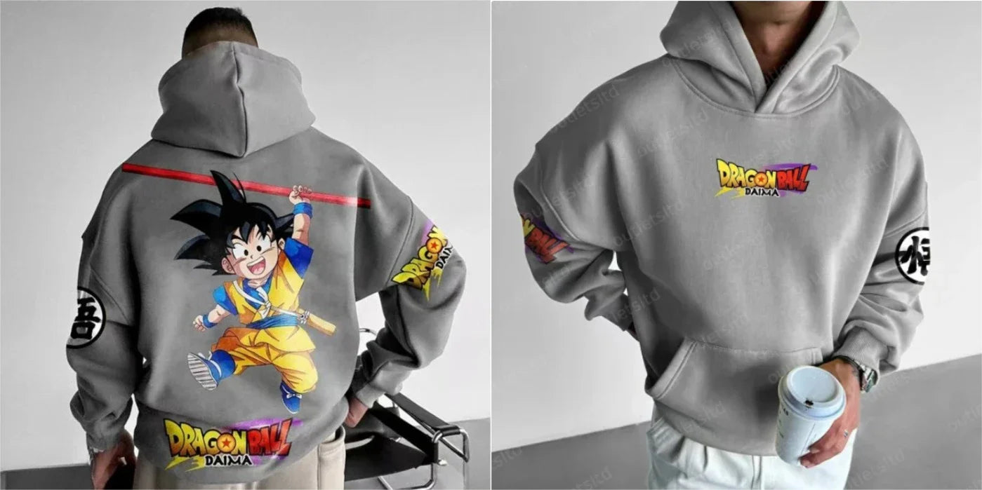 Oversized Men's Hoodie Y2k Clothes Sweatshirt Autumn Sweater Loose Cotton Women Long Sleeve Tops