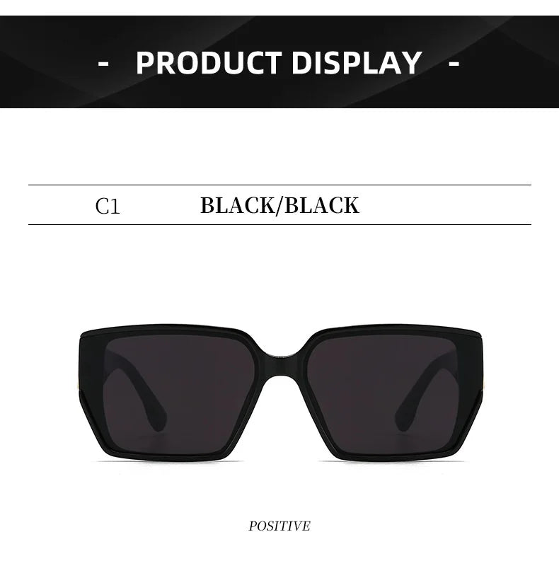 Designer Sunglasses for Women and Men Stylish Square Luxury Glasses Unisex Trend Vintage Shades UV400