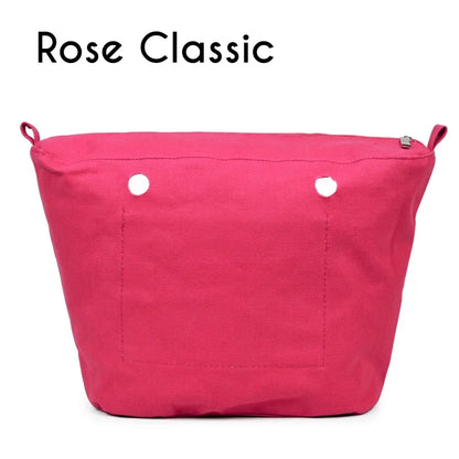 New Waterproof Inner Bag Organizer Insert Zipper Pocket for Classic Mini Obag Canvas Material for O Bag