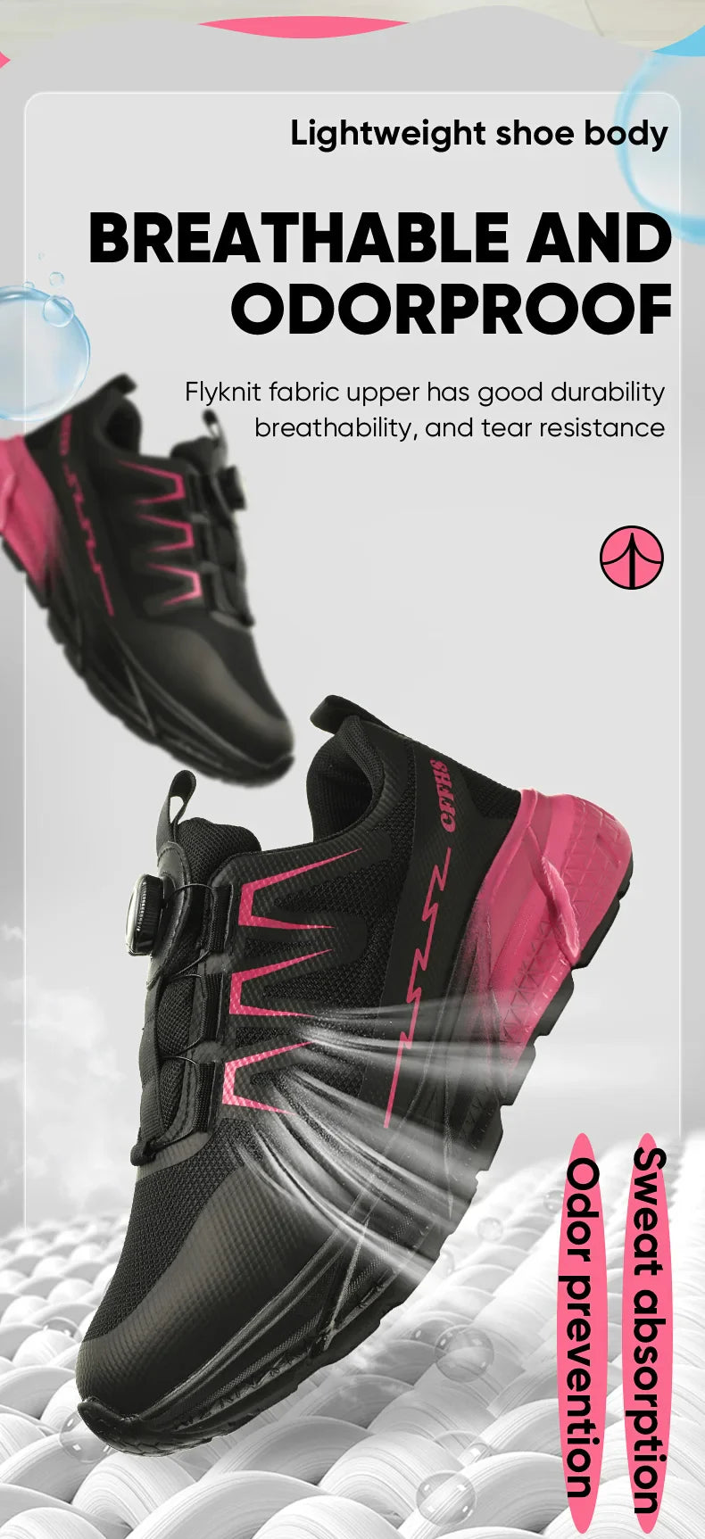Work Safety Shoes For Women Breathable Indestructible Boots Non-slip Industrial Construction Shoes Footwear Breathable Sneakers