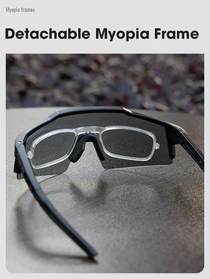 Photochromic Cycling Sunglasses for Men Women Bike Glasses Riding Driving UV400 Mountain Bicycle Goggles Eyewear Sports