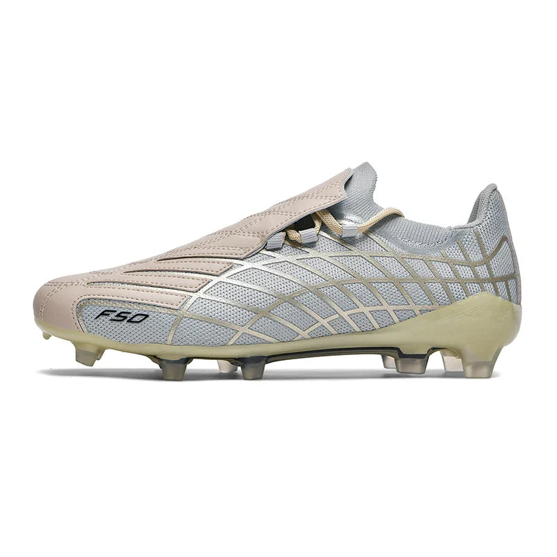 Pink-f50 Professional Mens Football Boots Boys Training Studded Fast Soccer Cleats Outdoor Non Slip Football Shoes Man 35-45