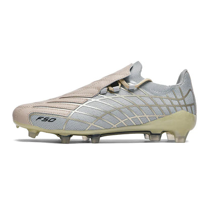 Pink-f50 Professional Mens Football Boots Boys Training Studded Fast Soccer Cleats Outdoor Non Slip Football Shoes Man 35-45
