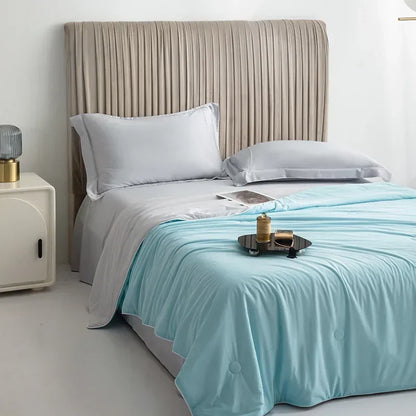 High Quality Cooling Blankets Smooth Air Condition Comforter Lightweight Summer Quilt with Double Side Cold  Cooling Fabric