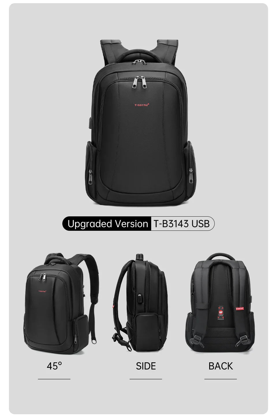 Travel Backpacks Vacuum Backpack 14 15.6 17.3inch Laptop Backpack For School Backpack Men Schoolbag Compression Backpack