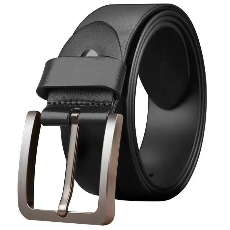 Men's Belt Business Luxury Designer Brand PU Leather Belts Jeans Pin Adjustable Alloy Buckle Waist Straps Belts 105 120 125cm