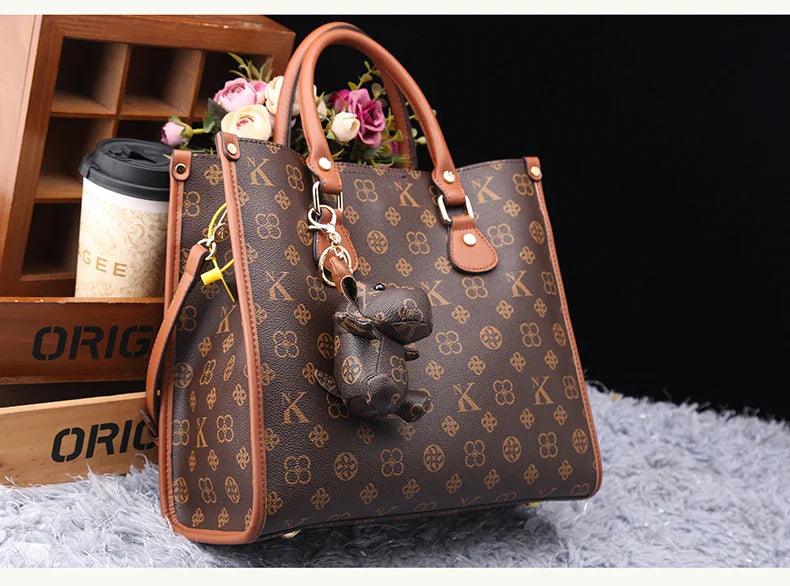 Light luxury brand women's bag 2025 new fashionable and versatile single shoulder crossbody high-end handbag with large capacity