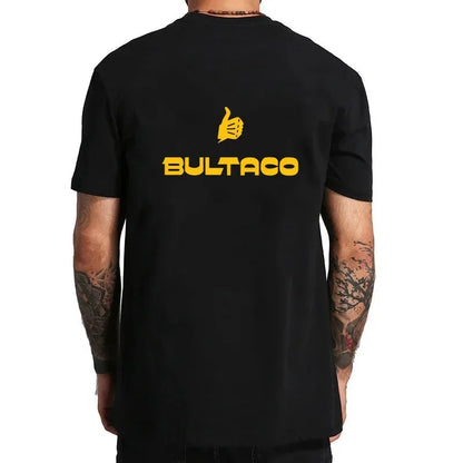 Hot Sale Bultaco Cemoto Motorcycles Printing T-Shirts 2025 Fashion Men Summer Short Sleeve 100% Cotton Bultaco Man T-shirt