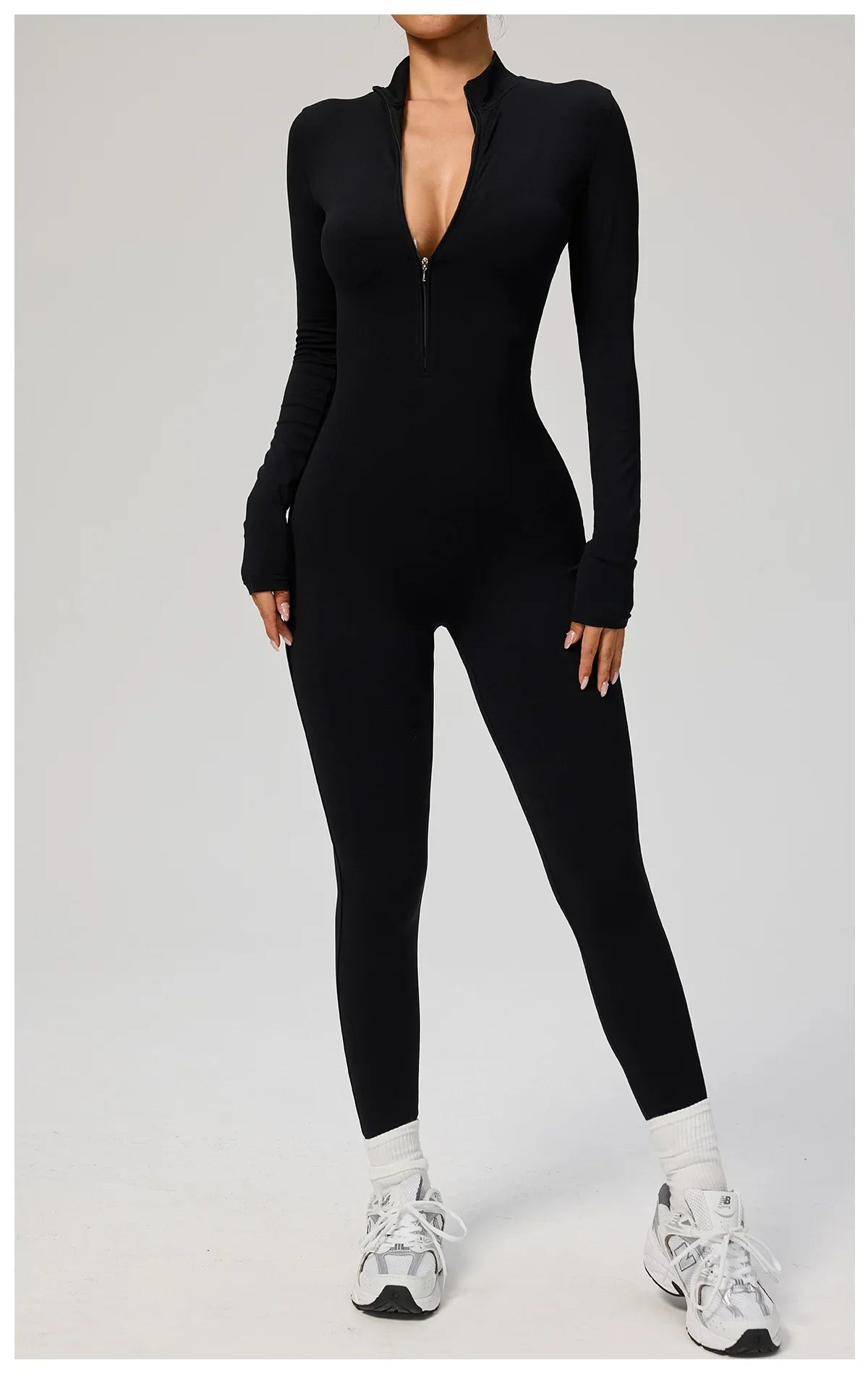 Zipper Jumpsuit Women Quick Dry Clothing Sportswear Woman Gym Yoga Sport Sets Spandex Nylon Workout Sets Women Tracksuit