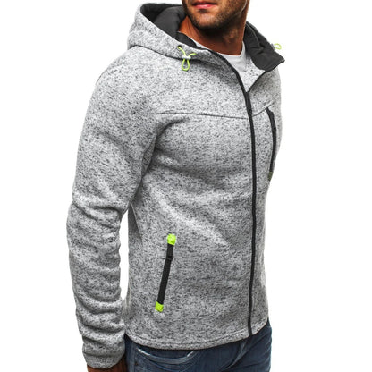 Men's Hoodies Sweatshirts Jacquard Hoodie Fleece Men Hooded Sweatshirt Pullover For Male Hoody Man Sweatshirt
