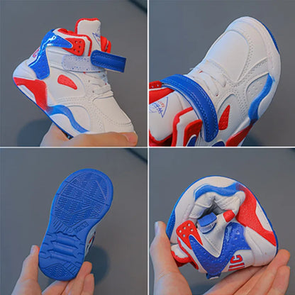 Children's basketball shoes are soft and fashionable