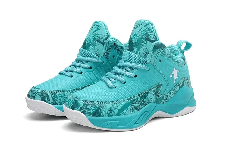 2025 Basketball Shoes for Kids Sneakers New Boys Brand Thick Sole Non-slip Children Sports Shoes Child Boy Basket Trainer Shoes