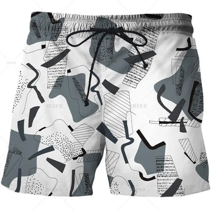Luxurious Newest Iron Chain 3D Printed Streetwear Men Board Shorts Harajuku Hip Hop Leisure Beach Shorts fitness sports Shorts