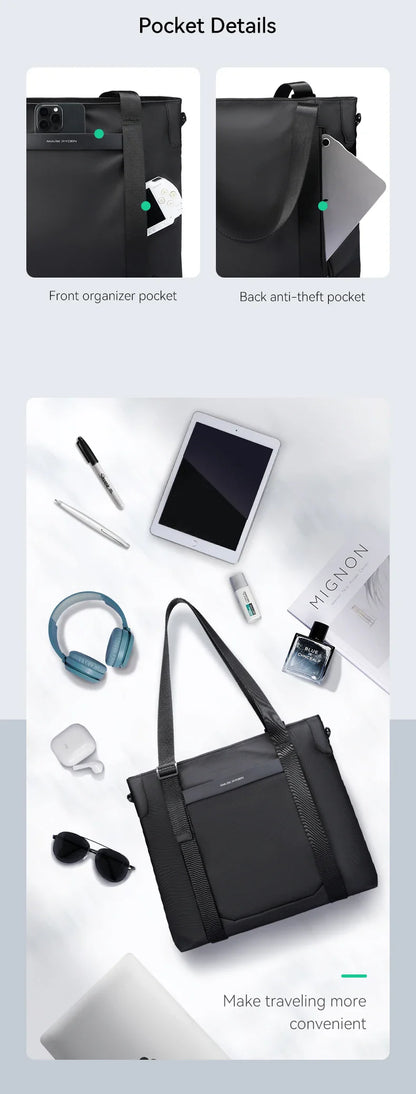 Multifunctional leather messenger bag men Black Crossbody Bag Large Capacity Stylish Men Shoulder Bag men