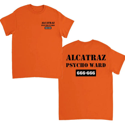 Ward Mental Prison Inmate Novelty Funny Unisex Crewneck T-shirt Summer Fashion Casual Print Tops Cotton Soft Tee
