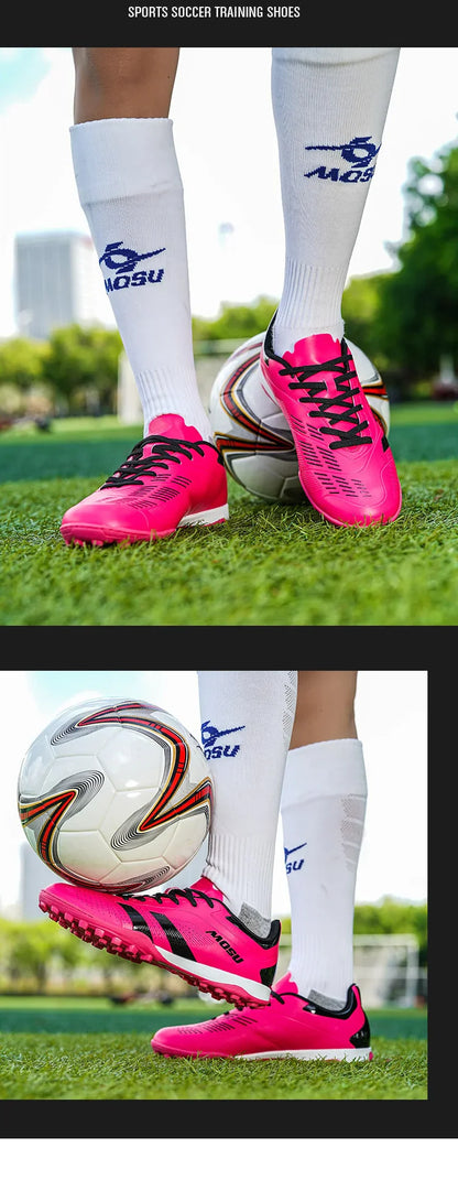 New Men's And Women's Football Shoes, Indoor And Outdoor Sports Shoes With Long Nails And Broken Nails For Football Training Mat