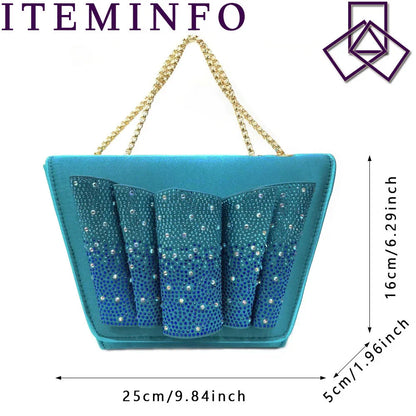 Shoes Matching Bag With Applique Mature African Ladies Super High Heels Sandals for Party Fashionable Italian Women