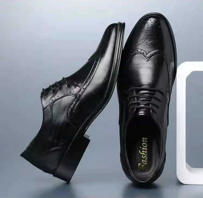 Social Shoe Male Breathable In Summer Official New Pointed Toe Men's Formal Shoes Cheap Liquidation Gentleman Legitimate Leather