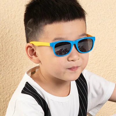 Kids Polarized Sunglasses TR90 Boys Girls Sun Glasses Silicone Safety Glasses Gift for Children Baby UV400 Eyewear