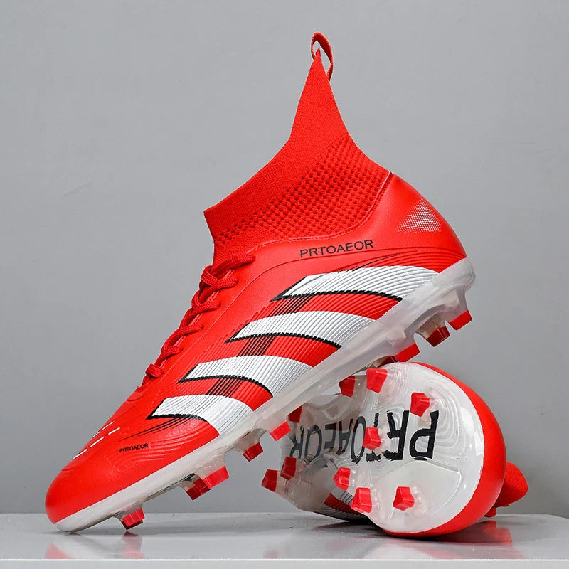 New Men Match Professional Football Boots Non-Slip TF/FG Soccer Shoes Boys Sneakers Comfortable Ankle Sports Shoes Unisex