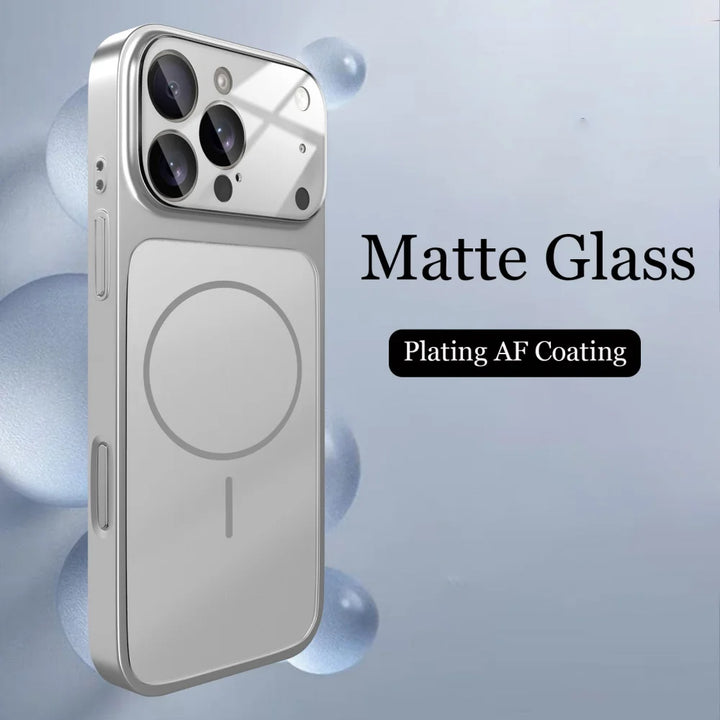 Original Glass Nano Matte Case For iPhone 17 Air 16 15 14 13 Pro Max 17Pro