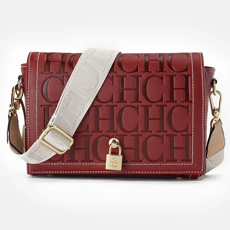 Autumn and Winter Solid Color Crossbody Bag Letter Printing High Quality Women's Fashion Elegance 2025 Classic Women's Bag