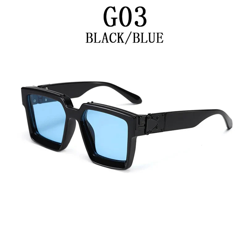 Sunglasses For Men Vintage Square Fashion Glasses Luxury Retro Sunglasses