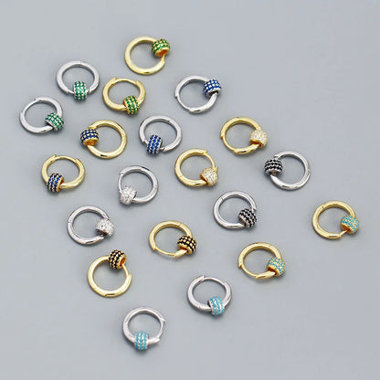 925 Sterling Silver Earring Zircon Sun Flower Ear Ring Geometric Style Water Drop Ear Bone Cute Temperament Woman Girl Ear Jewel