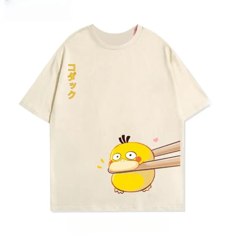 Oversized Pokemon Anime Graphic T Shirt Man Women Casual Cotton Short Sleeve Tee Top Y2k Streetwear Print Clothing 2026 Summer