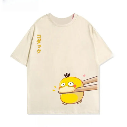 Oversized Pokemon Anime Graphic T Shirt Man Women Casual Cotton Short Sleeve Tee Top Y2k Streetwear Print Clothing 2026 Summer