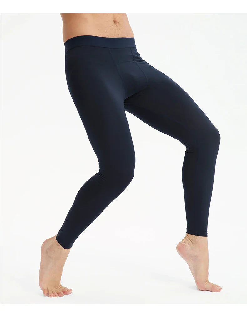 Men's Running Leggings Quick Dry Gym Fitness Sports Pants Workout Training Jogging Sports Trousers Compression Sport Pants