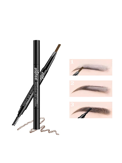 Professional Eye Makeup Set: Eyeshadow Palette, Eyeliner, Brow Pencil, Mascara +8 Makeup Brushes - Perfect for Beginners