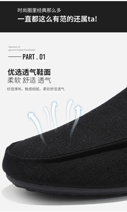 Fashion Men Casual Shoes Luxury Brand Men Loafers Breathable Comfort Slip-on Mens Driving Shoes lightweight Lazy Shoes Moccasins